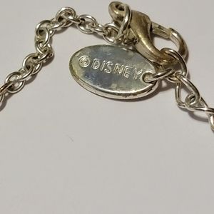 Silver disney princess necklace